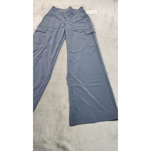 Athleta Women's Size 2 Shadow Blue Brooklyn Heights High Rise Cargo Pants NWT - Picture 2 of 7